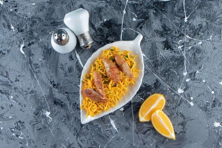 تصویر 1 از قیمت خرید نودل ماهی و دریایی + فروش ویژه